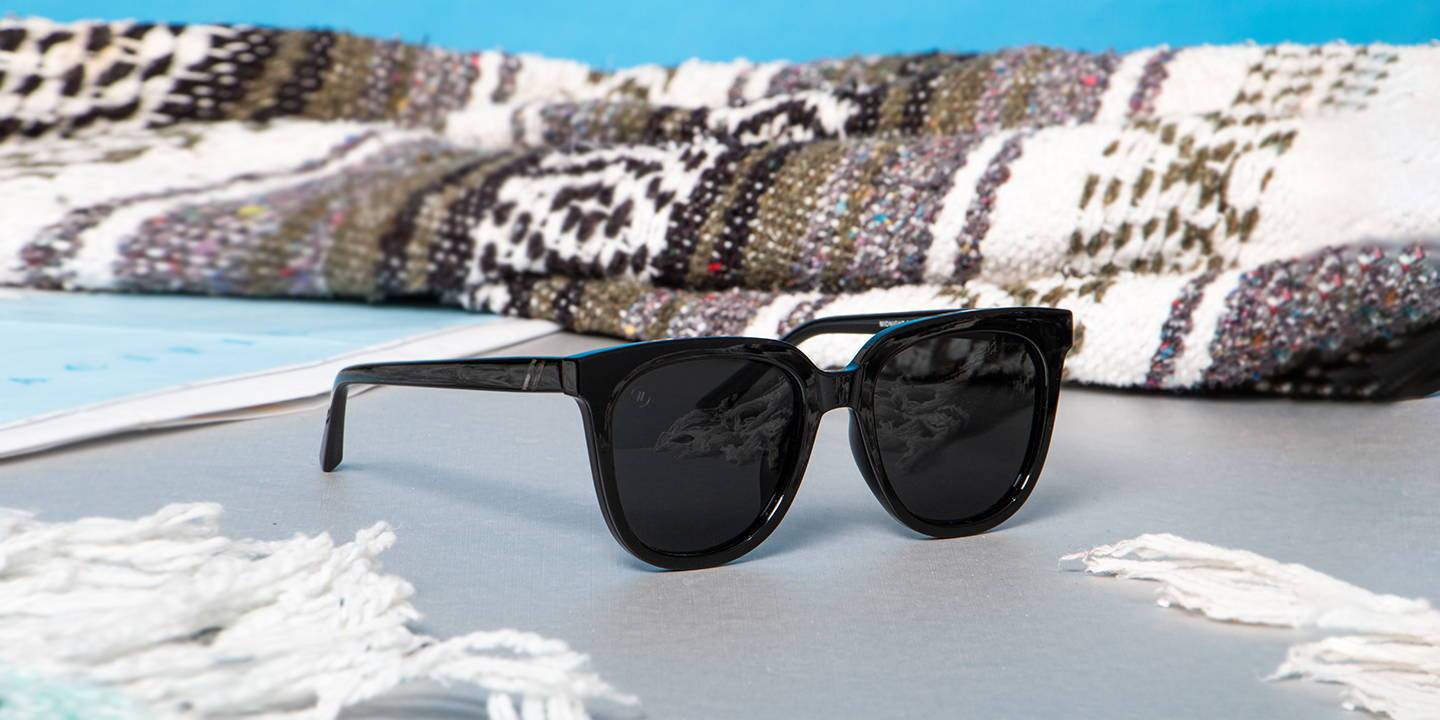 Midnight Drama Polarized Sunglasses - Lifestyle Smoke Black Lens & Gloss  Frame