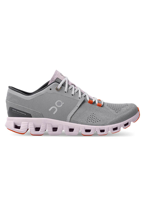 ON Running Cloud X - Alloy/Lily  Women's