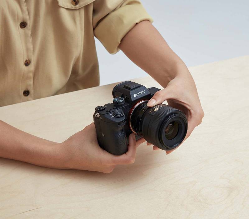 Nikon F (G-Type) Lens Mount to Sony E Camera Mount