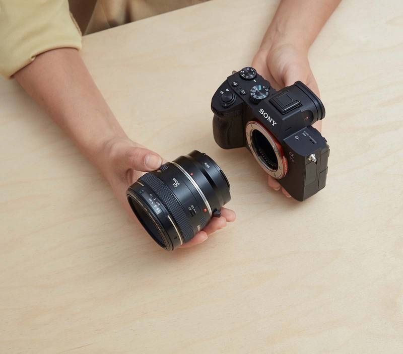 Canon (EF/EF-S) Lens Mount to Sony E Camera Mount