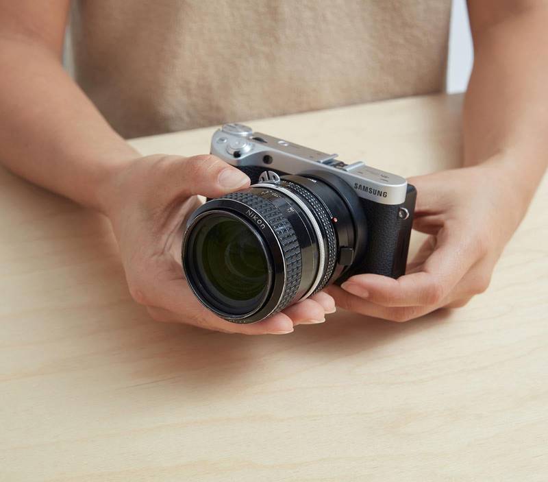 Nikon F Lens Mount to Samsung NX Camera Mount