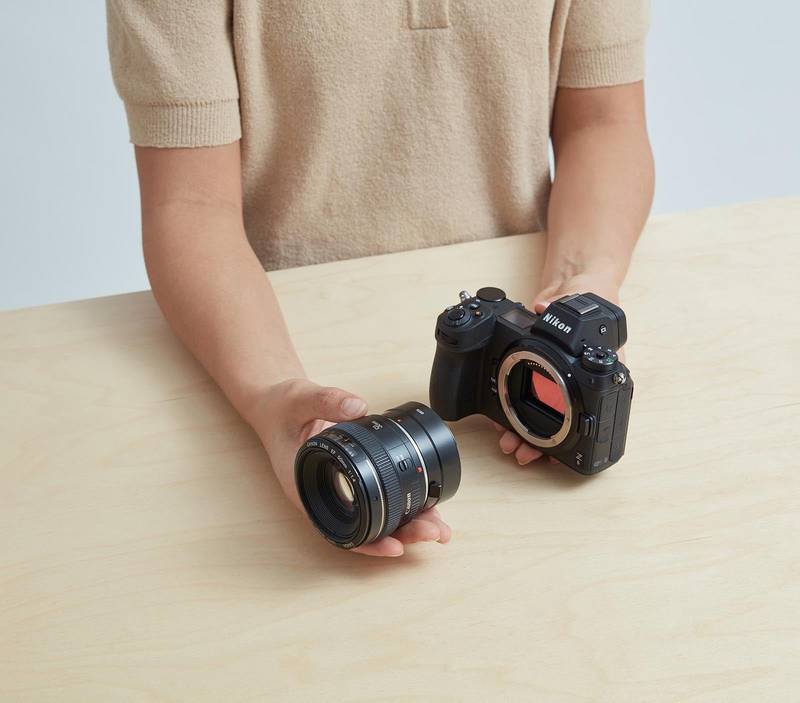 Canon (EF/EF-S) Lens Mount to Nikon Z Camera Mount
