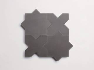 cement | pavimenti | charcoal | casablanca star + cross (bundle)