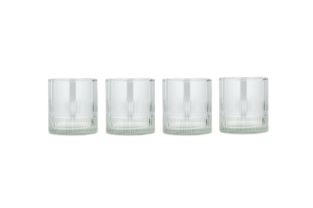 Mila Tumbler - Clear (Set of 4)-nkuku