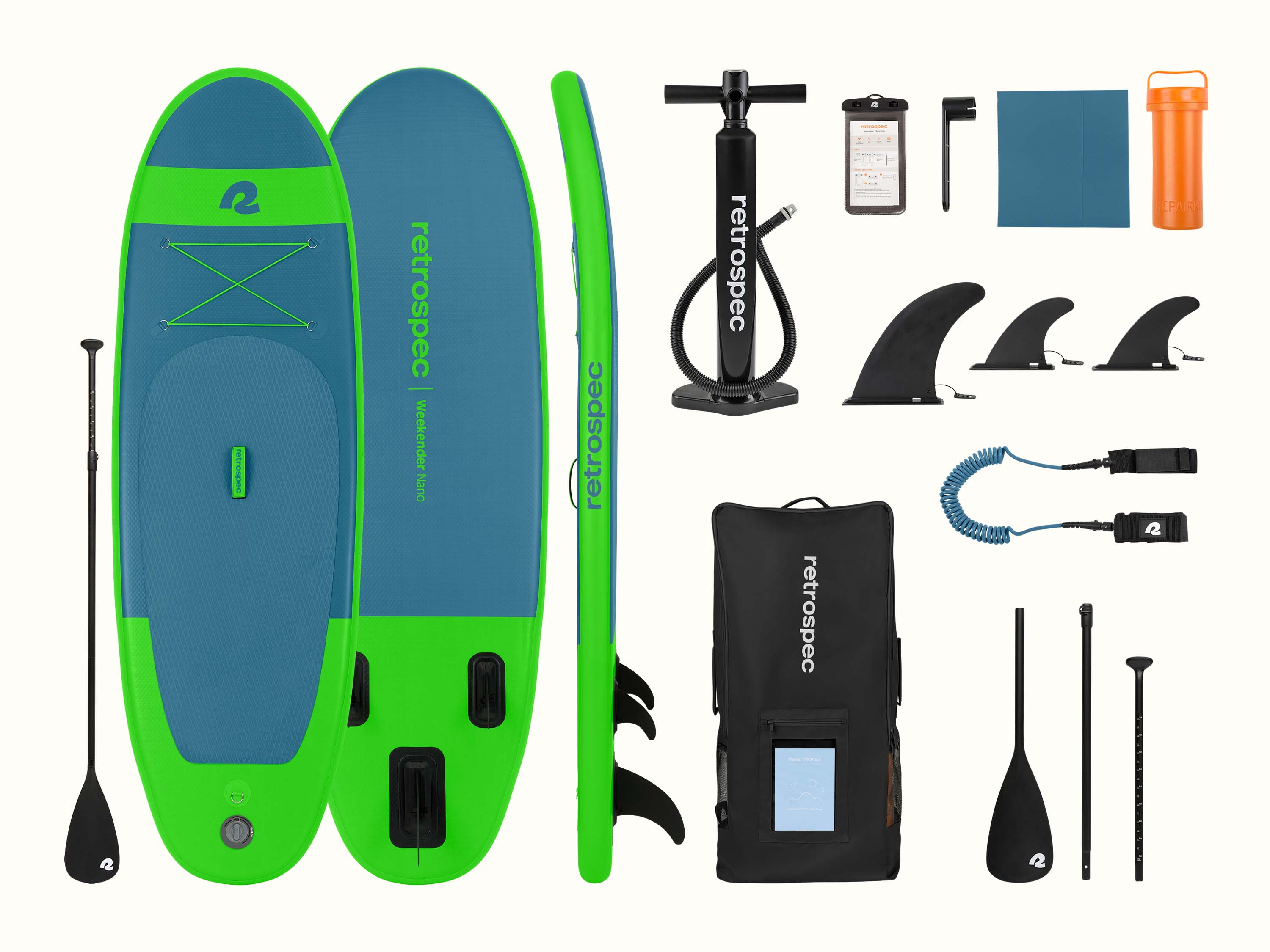 Weekender Nano 8' Inflatable Paddle Board | Retrospec