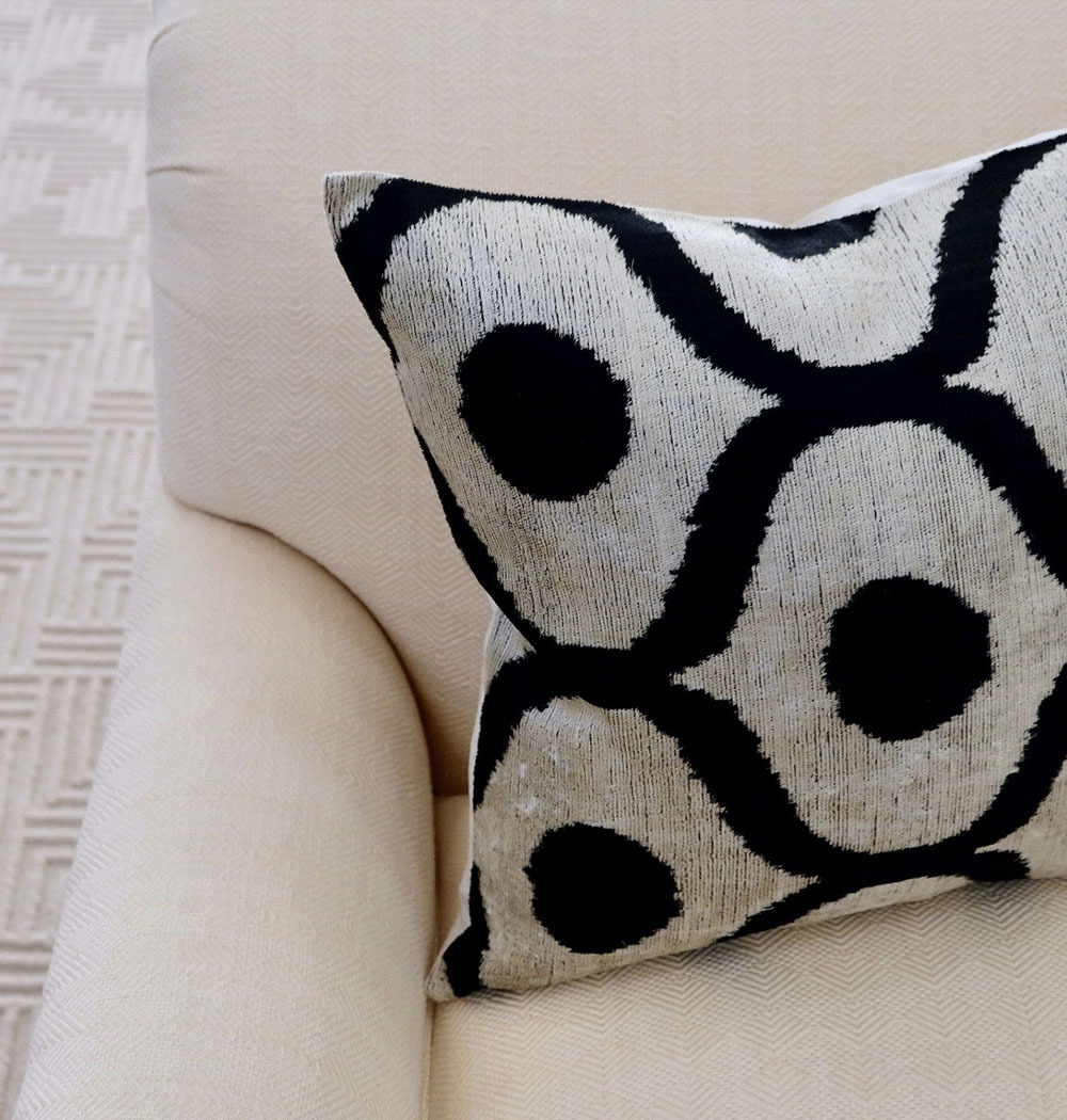 Ikat discount throw pillow