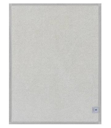 Harborview Herringbone Light Grey Blanket8