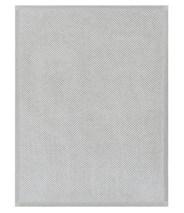 Harborview Herringbone Light Grey Blanket