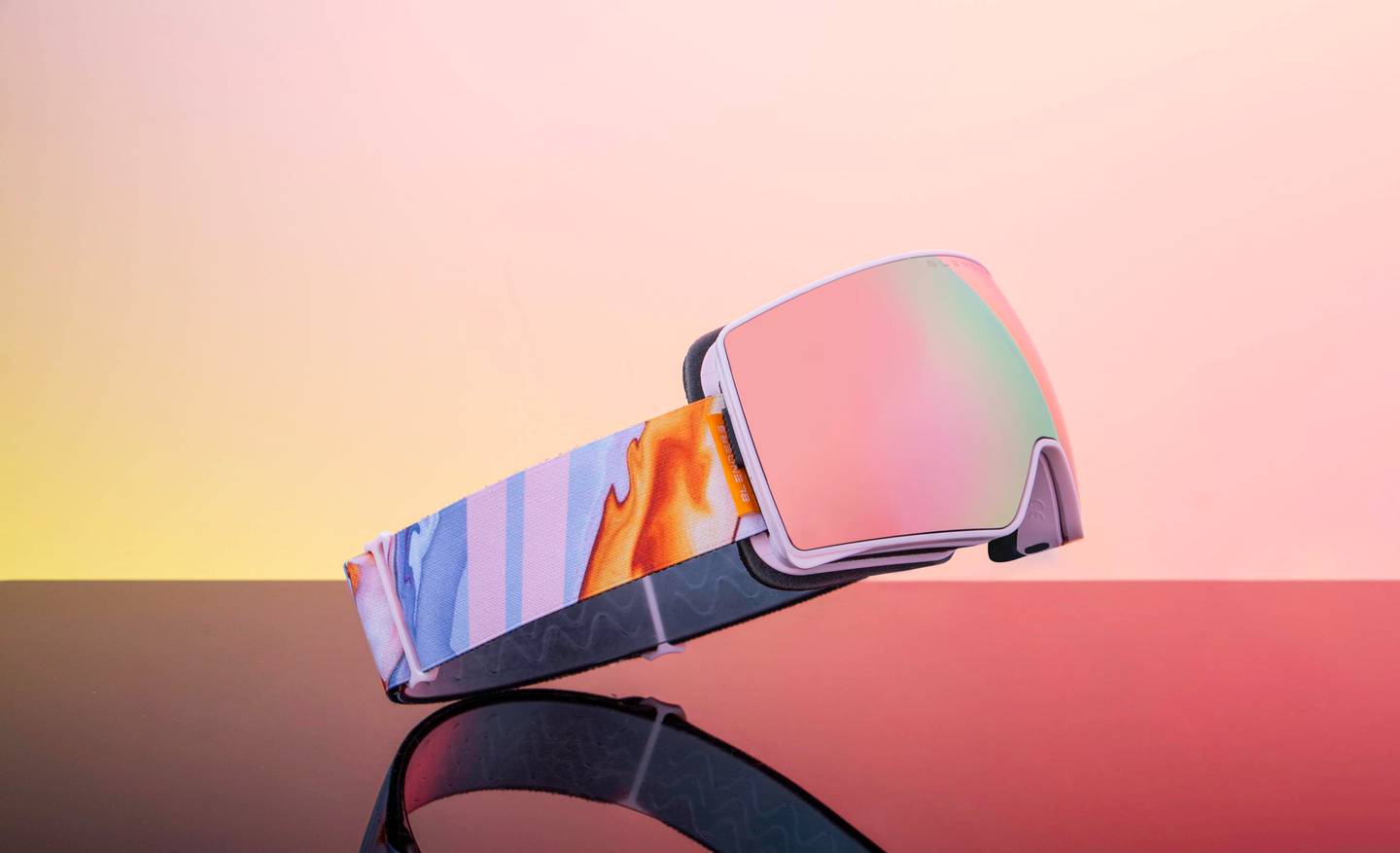 Diva Drama Snow Goggles Pink & Yellow Lens Nebula Ski & Snowboard