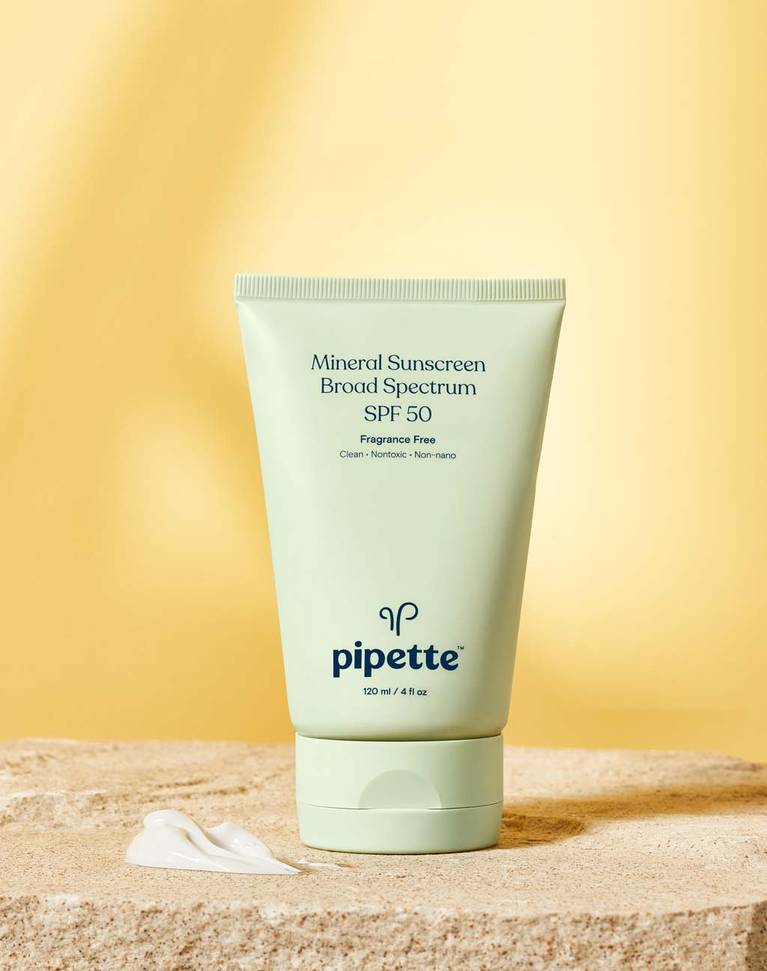 Mineral Sunscreen Broad Spectrum SPF 50 Pipette.