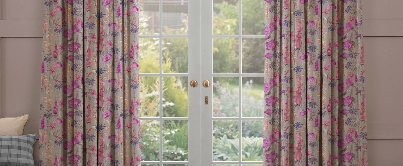 Floral Ready Made Curtains