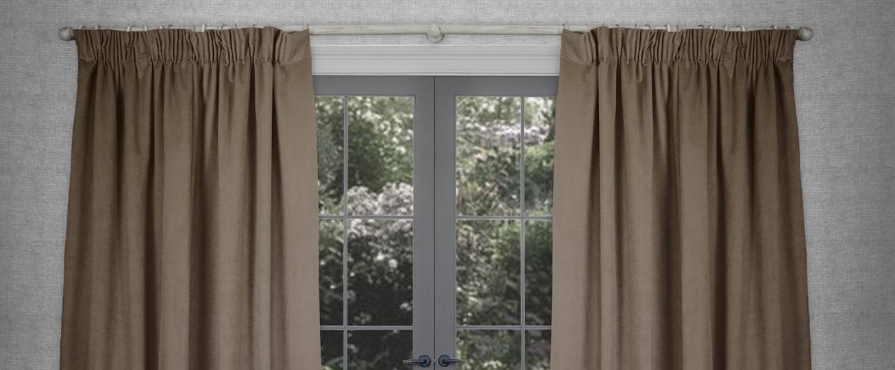 Beige Ready Made Curtains