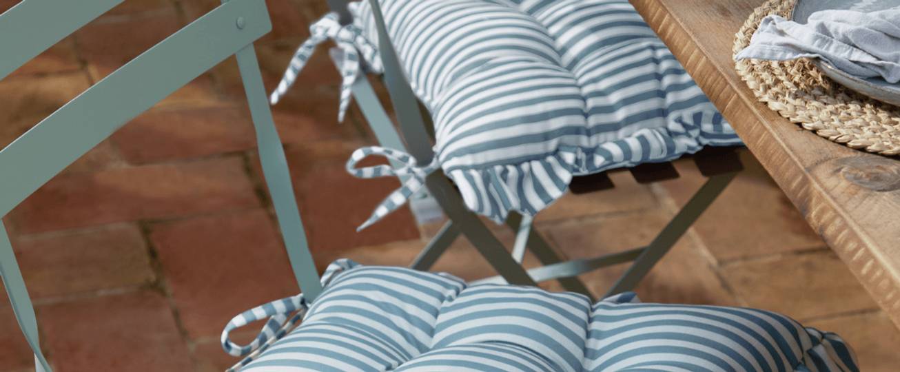 Striped Outdoor Cushions