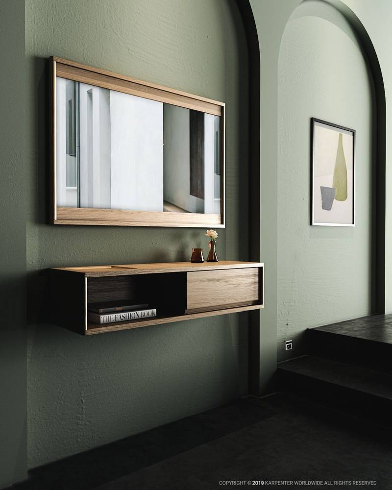 Circa Floating Cabinet Module 1 - European Oak