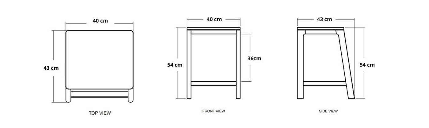 Circa Side Table  - European Oak