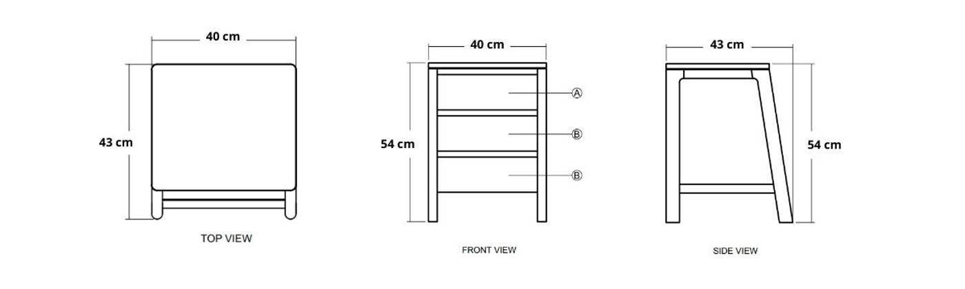 Circa Side Table - European Oak