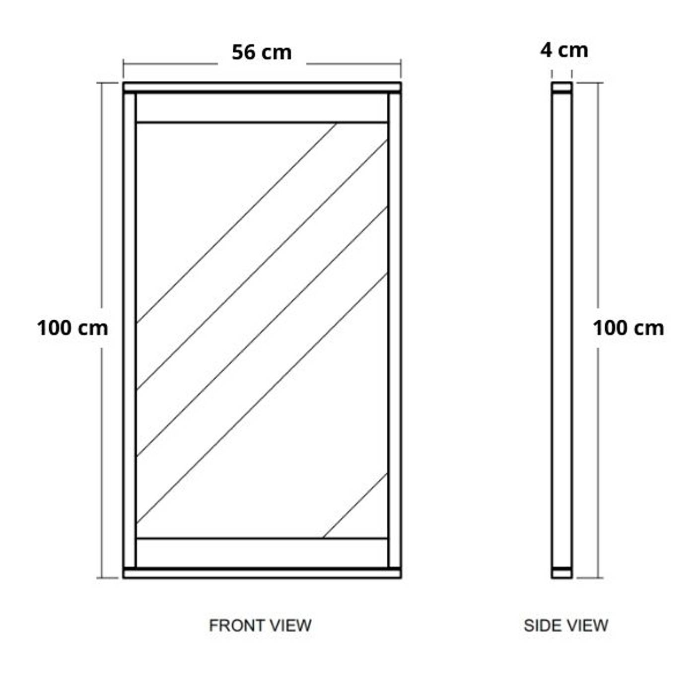 Circa Hanging Mirror 3 - European Oak