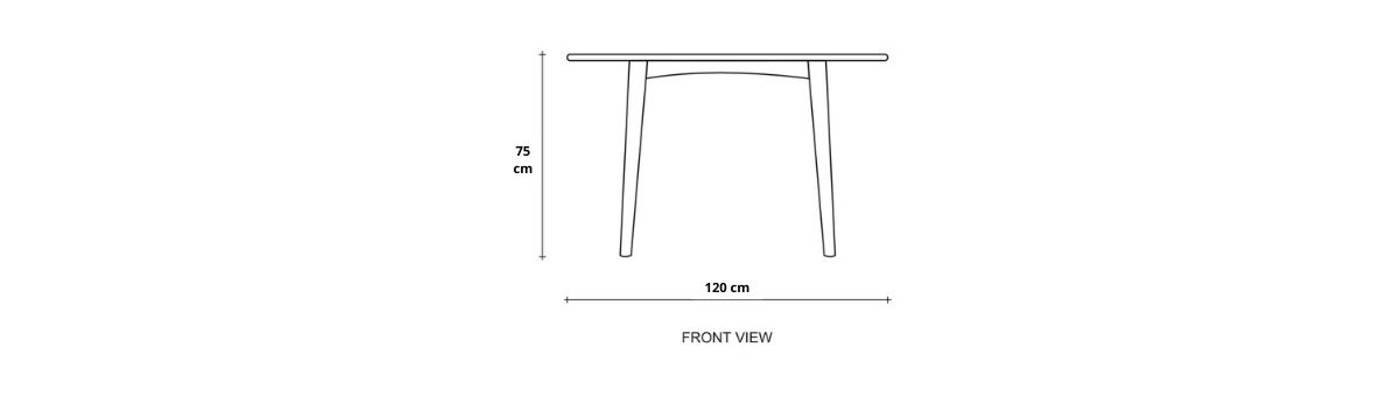 Grasshopper Round Dining Table 120(CM) - FSC Recycled Teak