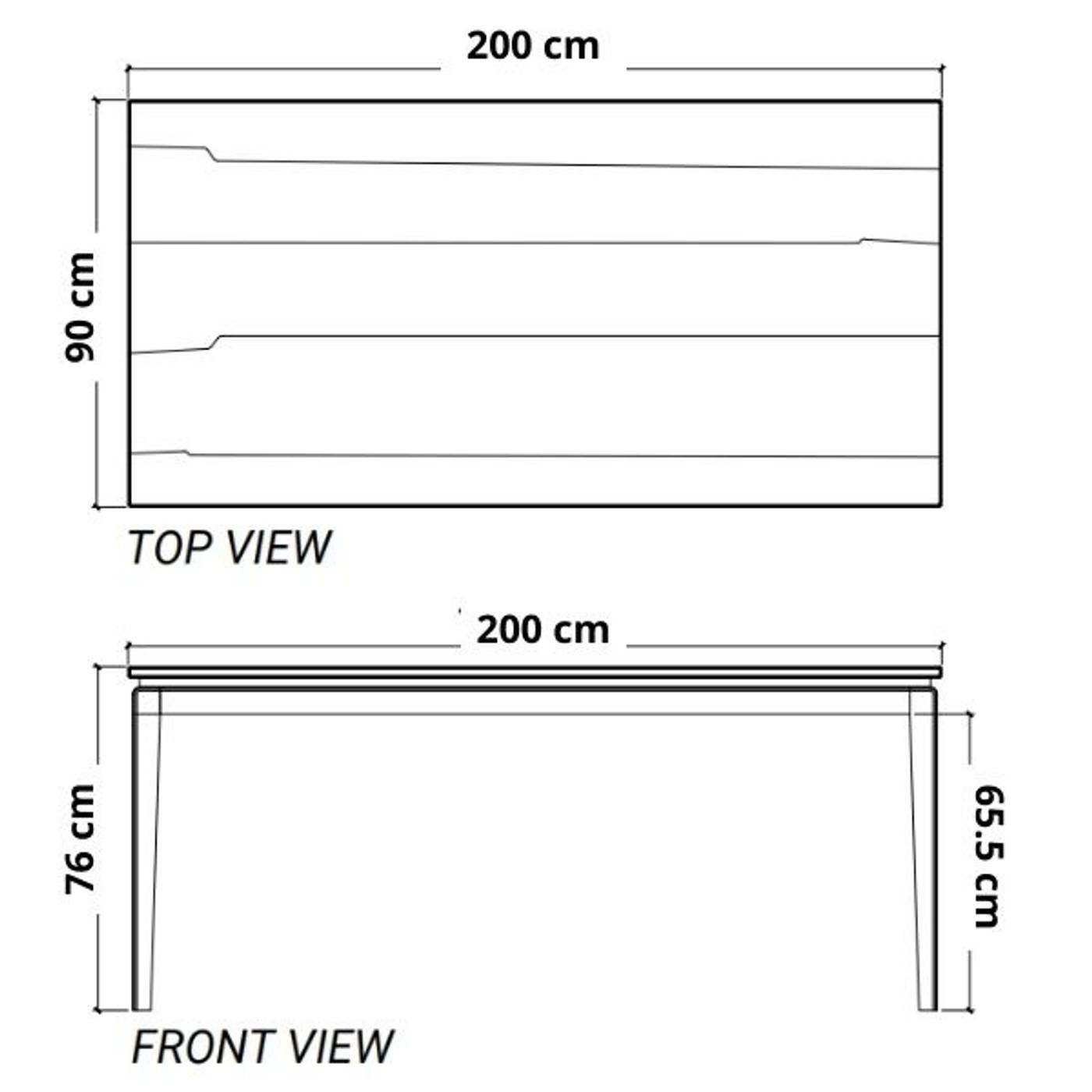 Twenty Twenty Dining Table 200(CM) - European Oak