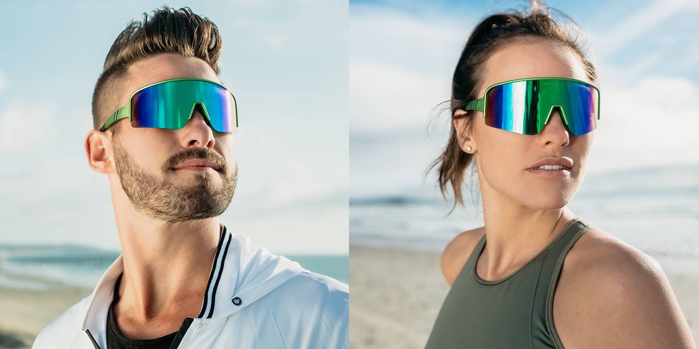 Hard Thunder Wrap Around Sunglasses Polarized Full Shield Green Lens Satin Metallic Green Frame Sunglasses 59 Us Blenders Eyewear Hard Thunder Wrap Around Sunglasses Polarized Full Shield Green Lens Satin Metallic Green Frame Sunglasses 59 Us Blenders Eyewear