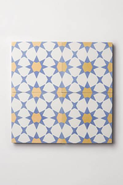 CfM + Cloutier Ceramics Slipcast Square Mixing Palette - Moroccan