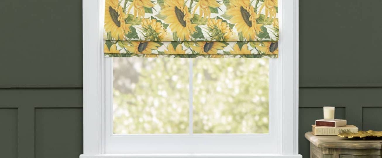 Yellow Made to Measure Roman Blinds