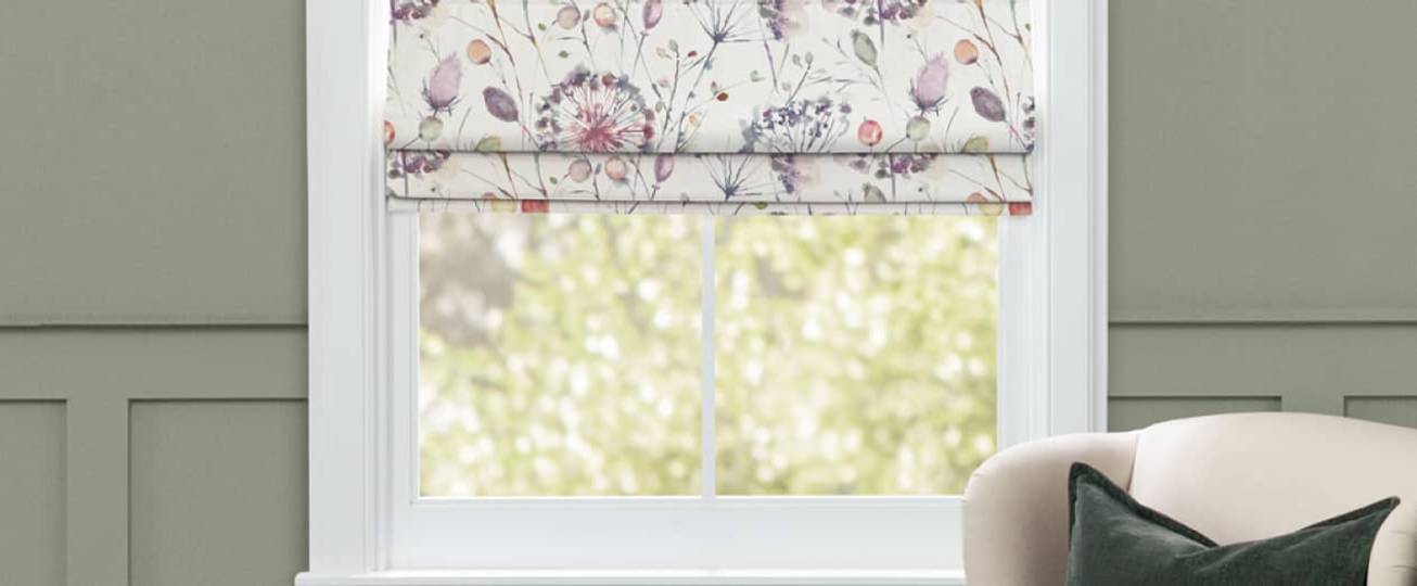 Floral Made to Measure Roman Blinds