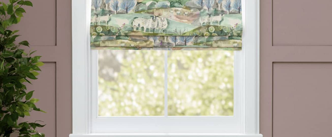 Country Made to Measure Roman Blinds