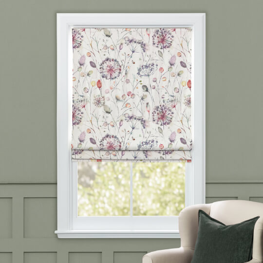 Floral Patterned Made to Measure Roman Blinds