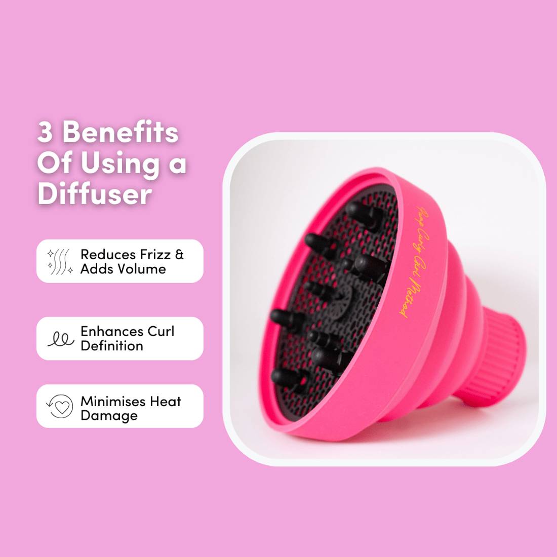 Pump Pink Curl Diffuser