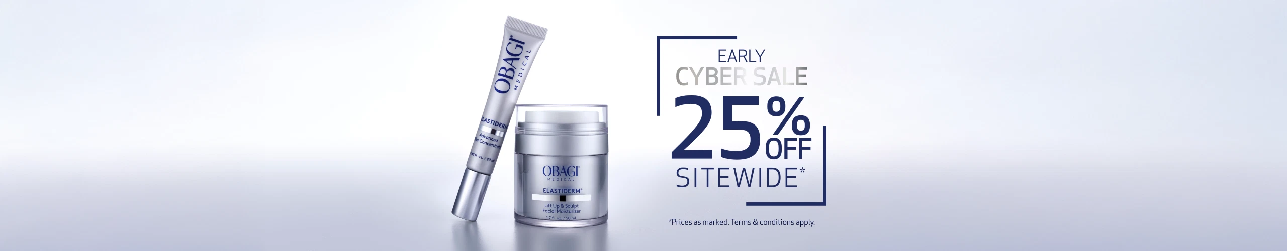 Early Cyber Sale 25% Off Sitewide. Terms and conditions apply. ELASTIDERM collection image for desktop