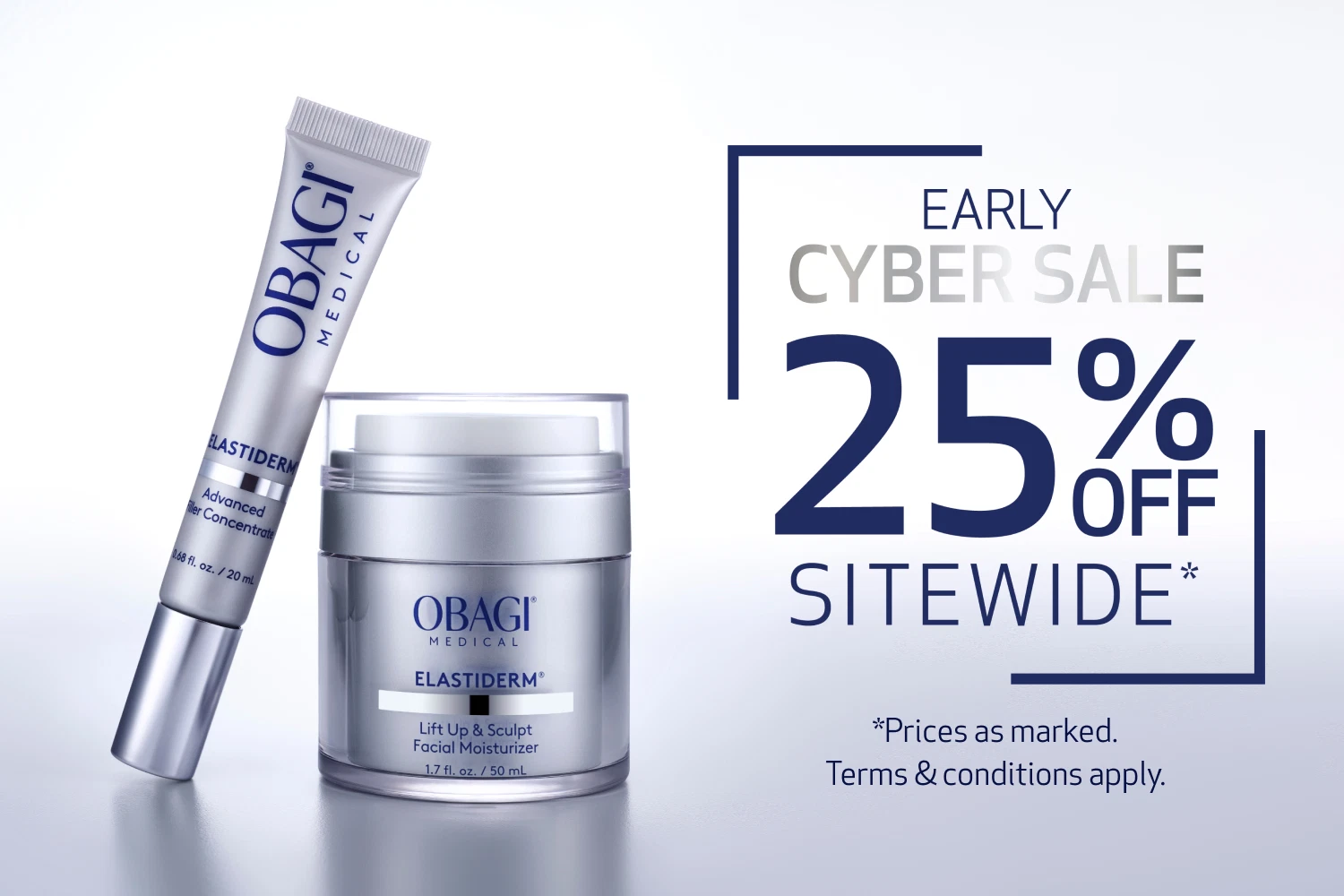 Early Cyber Sale 25% Off Sitewide. Terms and conditions apply. ELASTIDERM collection image for desktop