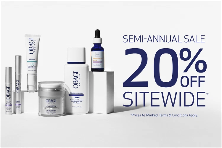 20% OFF SITEWIDE SEMI-ANNUAL SALE. MULTI-COLLECTION BANNER. DESKTOP