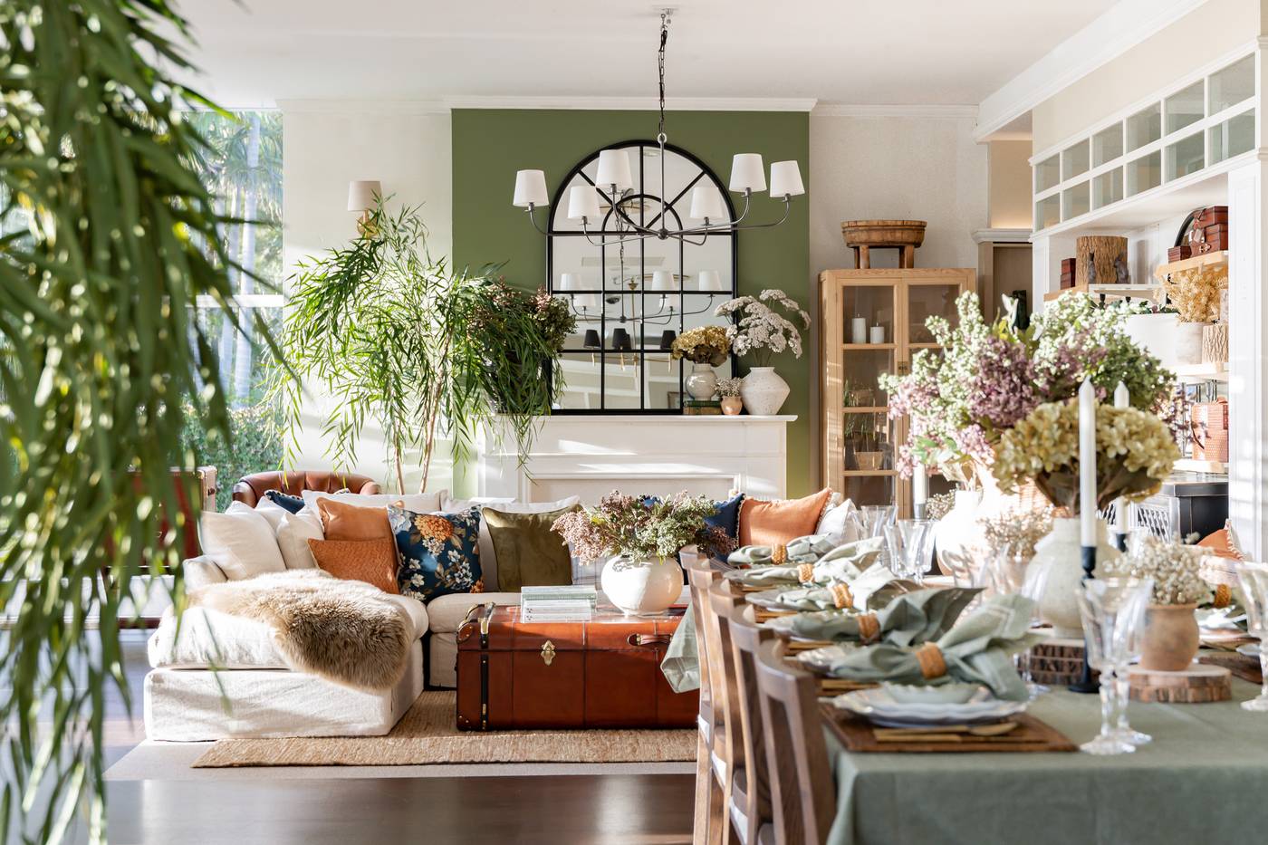 Artificial Berry Pepper Spray (Burgundy 60cm)