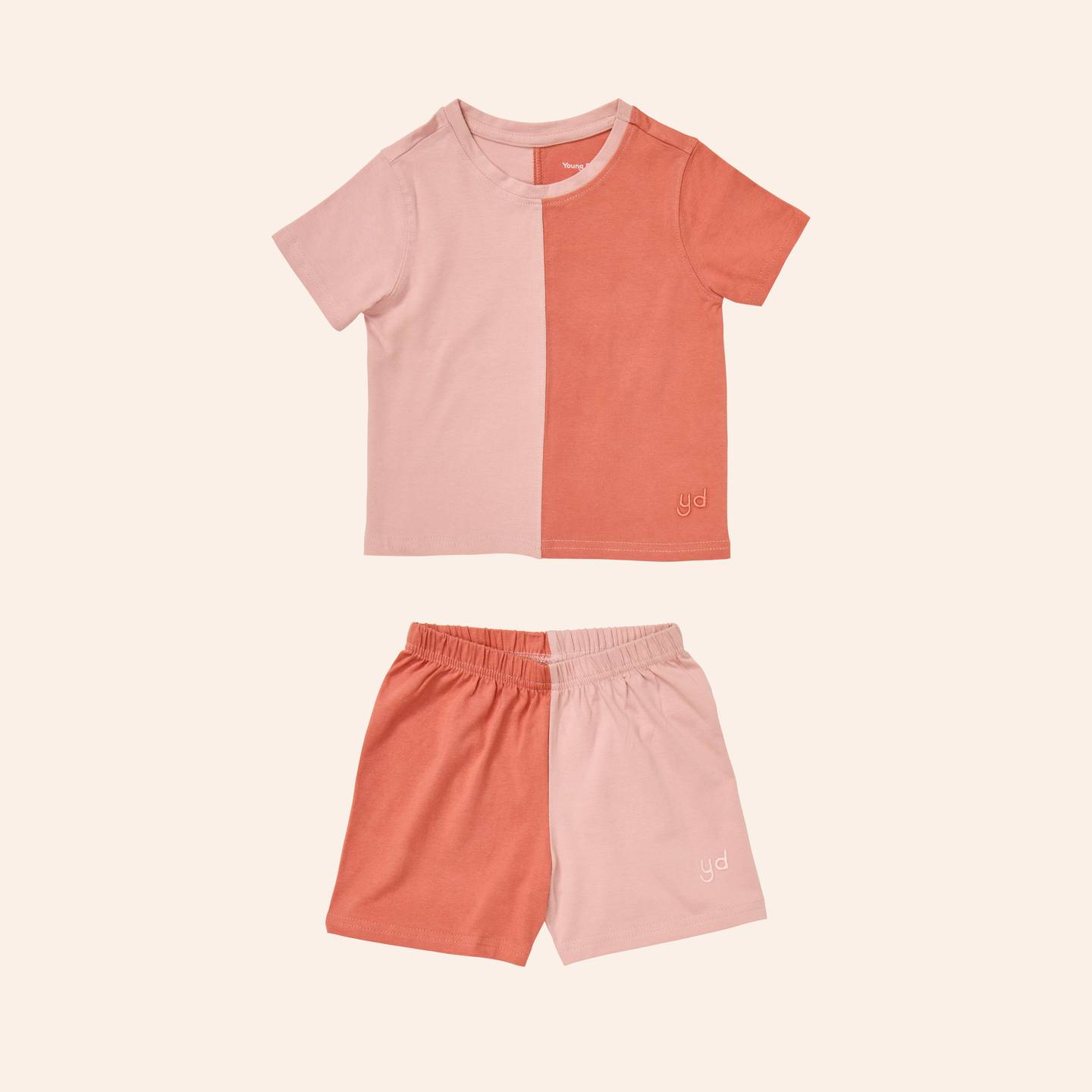 Colorblocked T-shirt Set – Young Days
