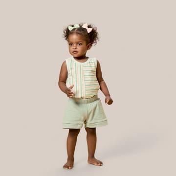 Stripe Mix Tank Onesie