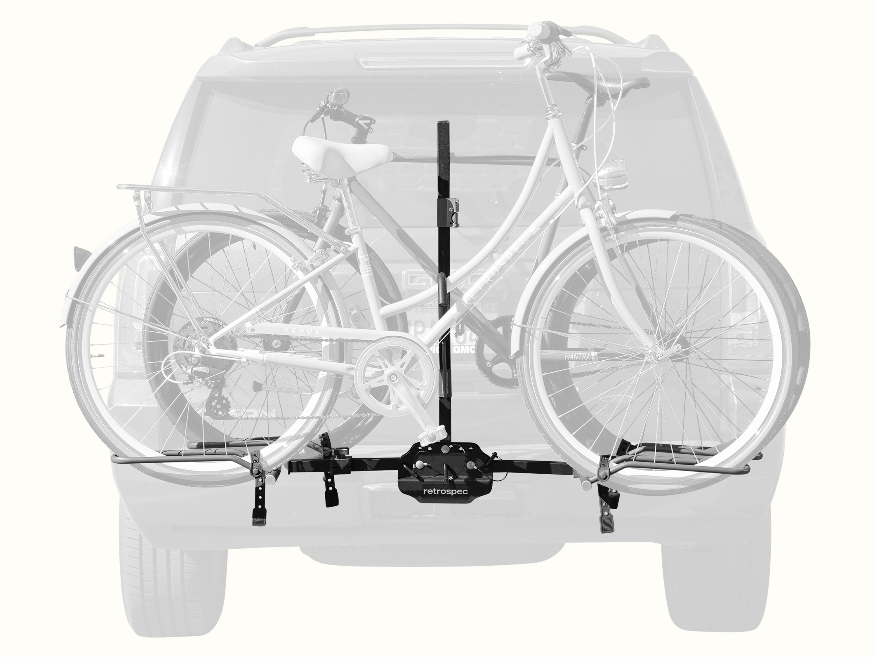 Lenox Tray Car Rack - 2 Bike Hitch Mount | Retrospec