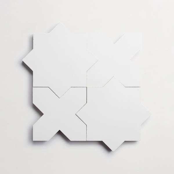 cement | pavimenti act I | white | casablanca star + cross (bundle)