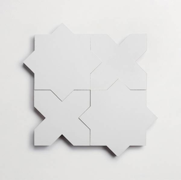 cement | pavimenti act I | white | casablanca star + cross (bundle)