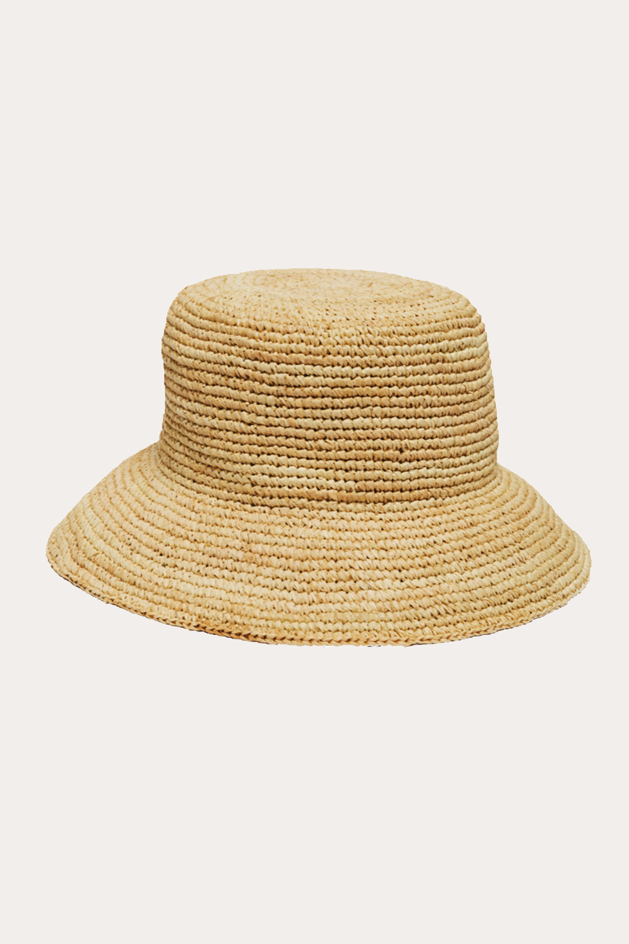 Cannes Straw Bucket Hat - Natural