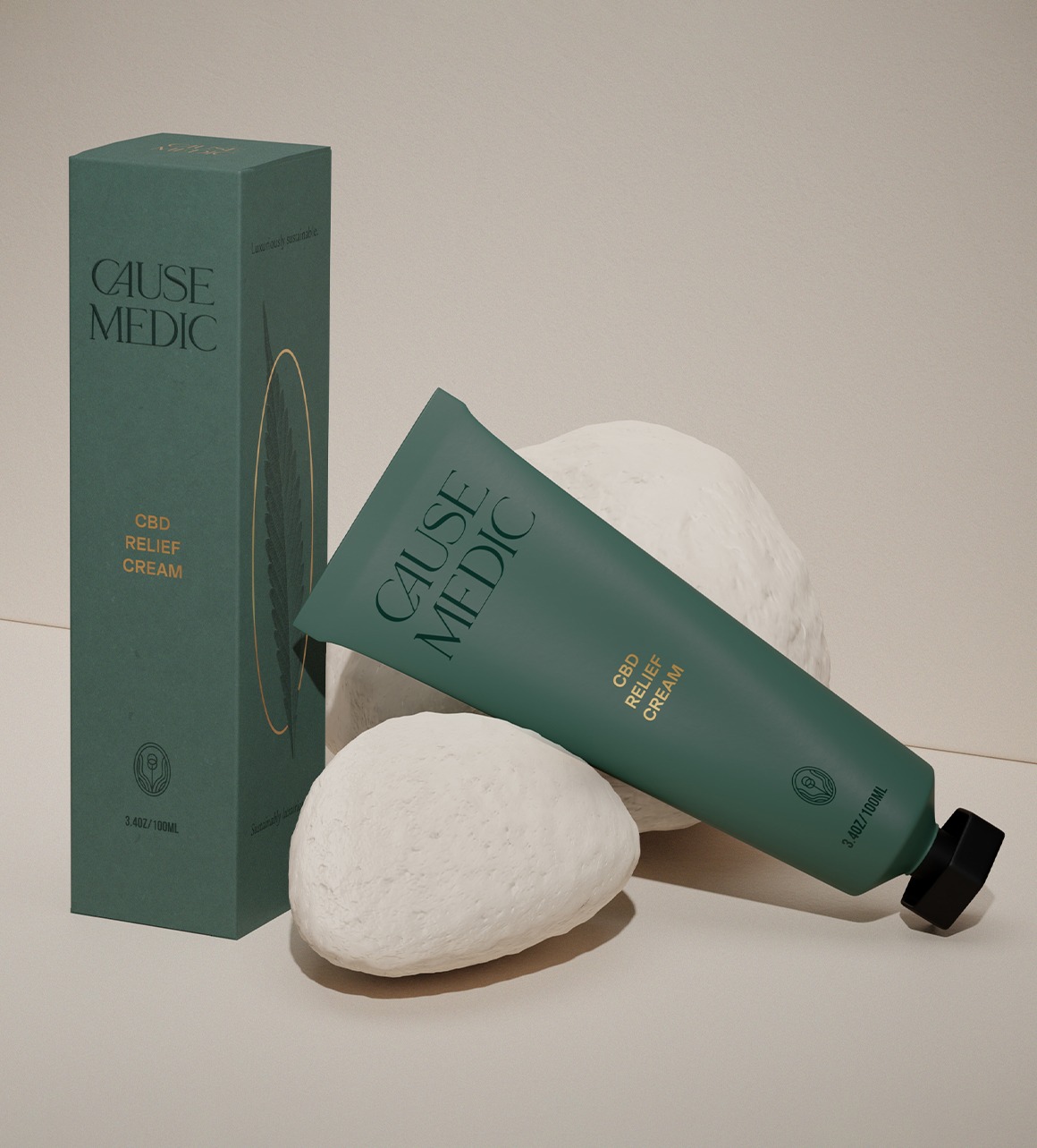 Travel CBD Relief Cream (3.4 oz) – CauseMedic