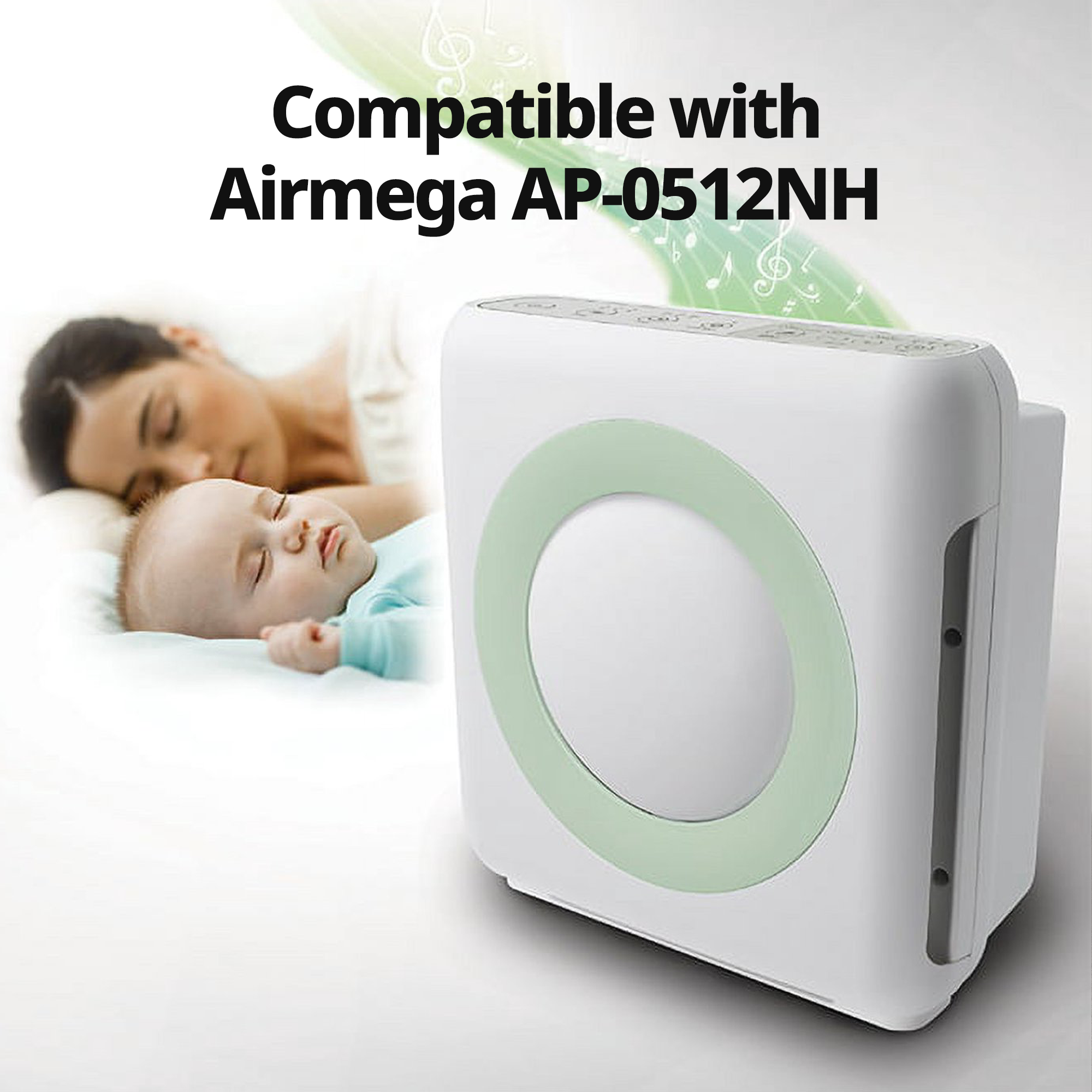 Filter compatible with Airmega AP-0512NH Sound