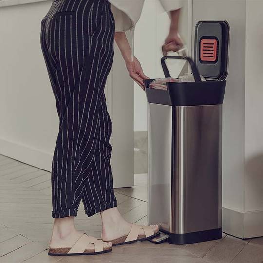 Titan 20L Trash Compactor Stainlesssteel Joseph Joseph