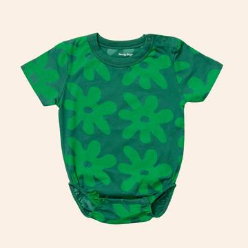 Short Sleeved Bubble Onesie