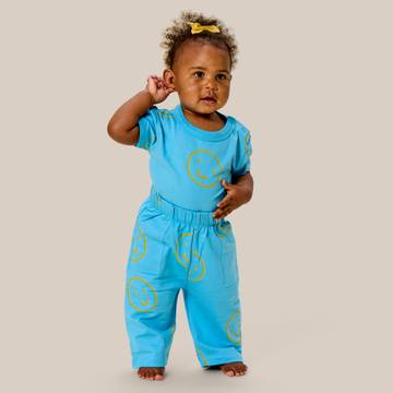 Short Sleeved Bubble Onesie