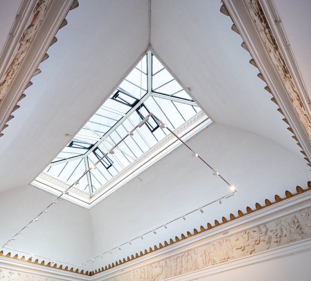 The roof lanterns in the RWA gallery 