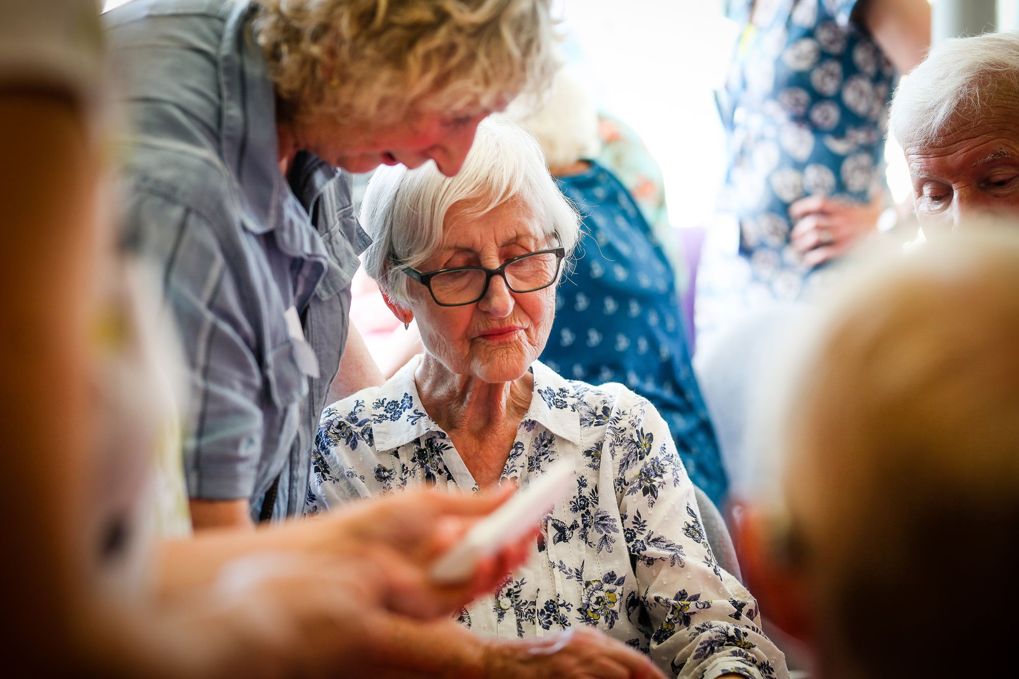 An image of two women working together 