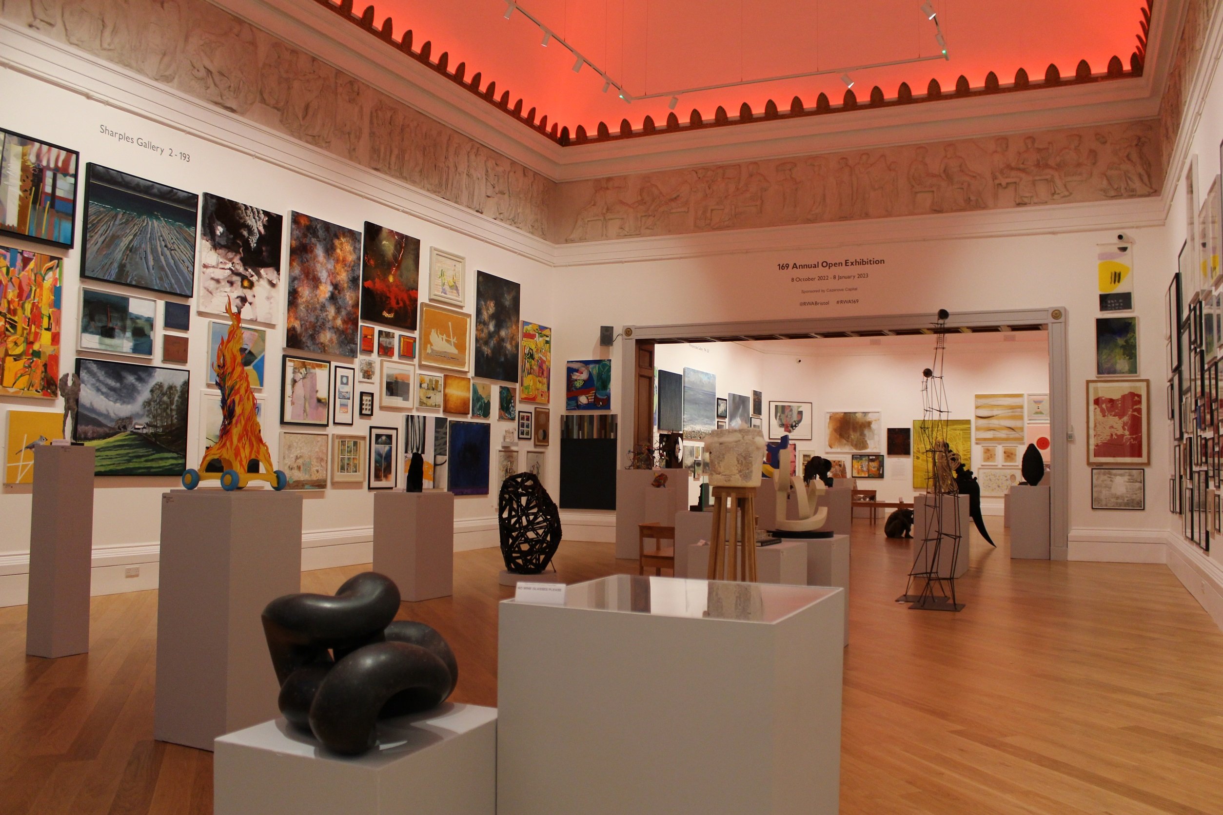 Low lighting in the RWA galleries