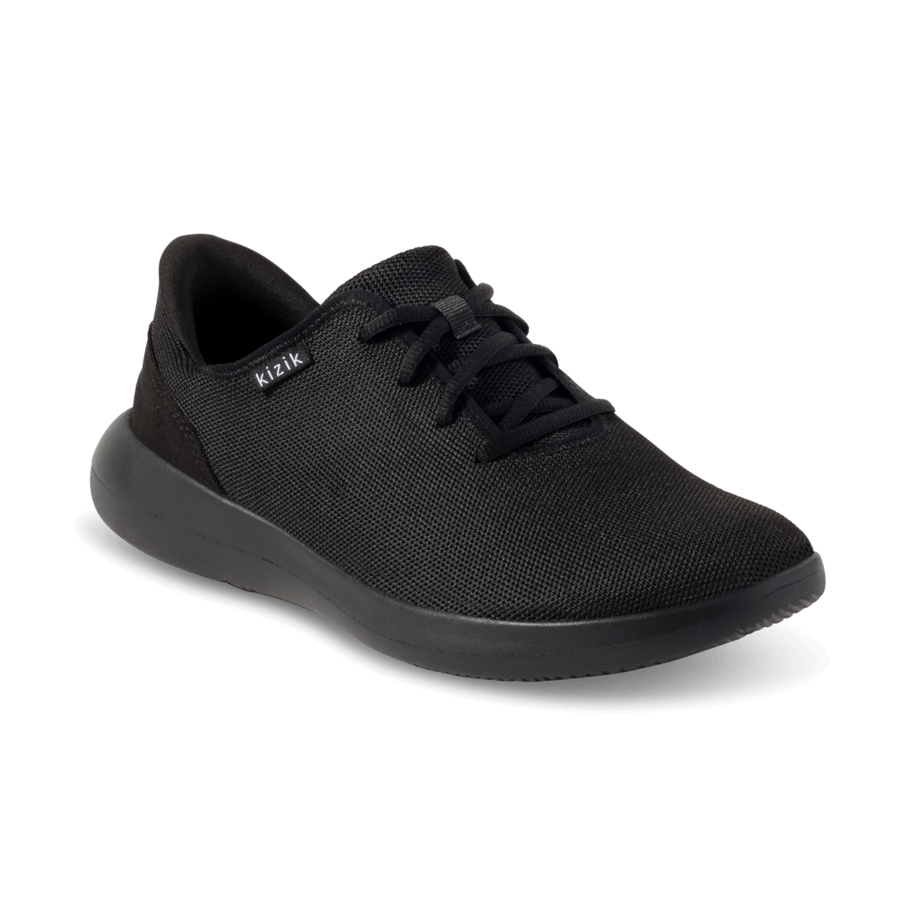 Black Knit Sneakers | Men's Madrid Eco Knit | Kizik Black Knit Sneakers | Men's Madrid Eco Knit | Kizik