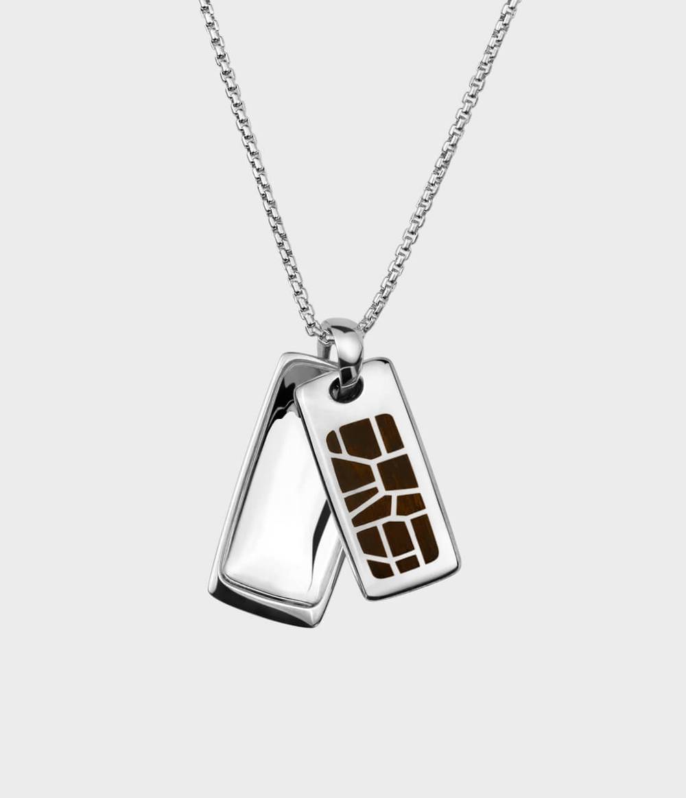 London Oak Mosaic Necklace